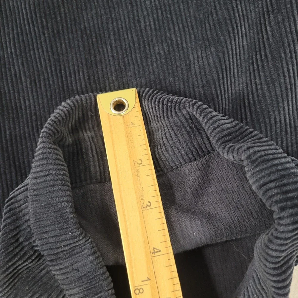 Brooks Brothers Corduroy Pants Mens 38x27* Navy Blue Elliot Pleated 100% Cotton‎